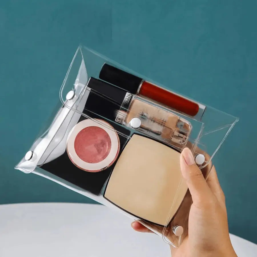 Trousse Maquillage Transparente | Approuvée TSA - La trousse Beauté