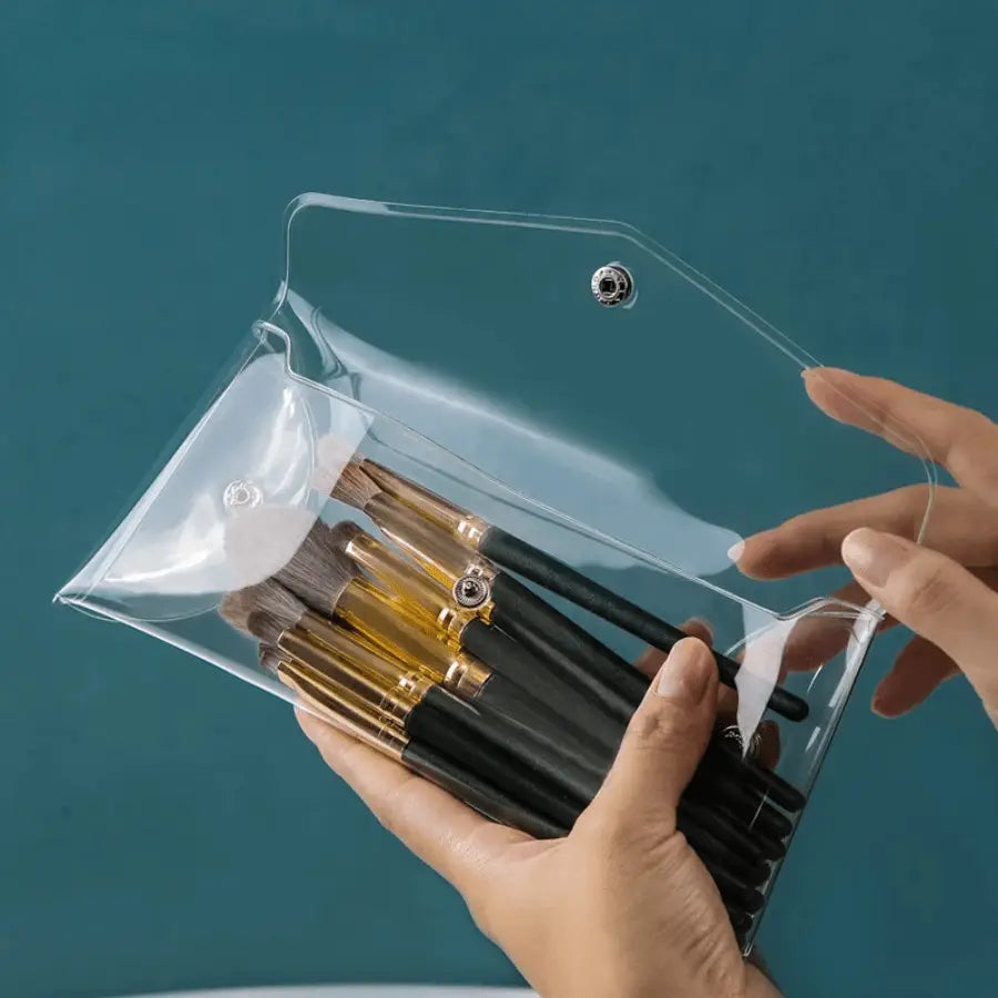 Trousse Maquillage Transparente | Approuvée TSA - La trousse Beauté