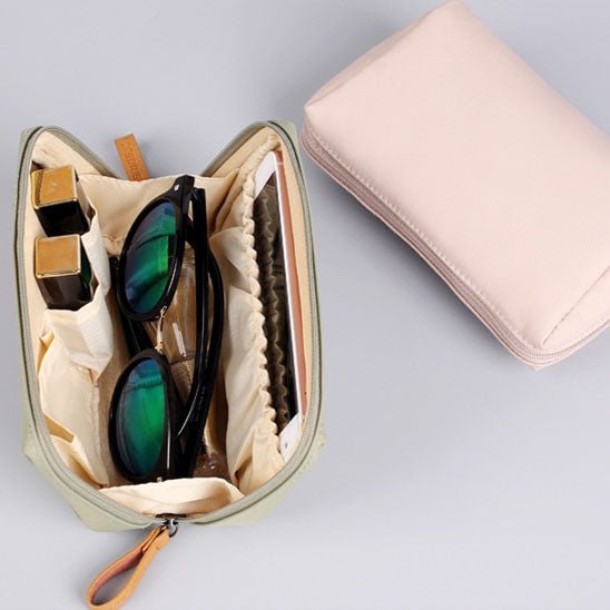 Trousse maquillage petit format compact pour sac à main
