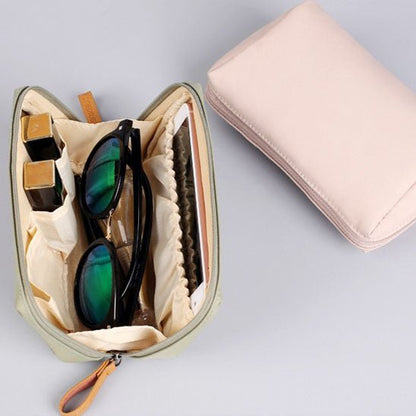 Trousse maquillage petit format compact pour sac à main