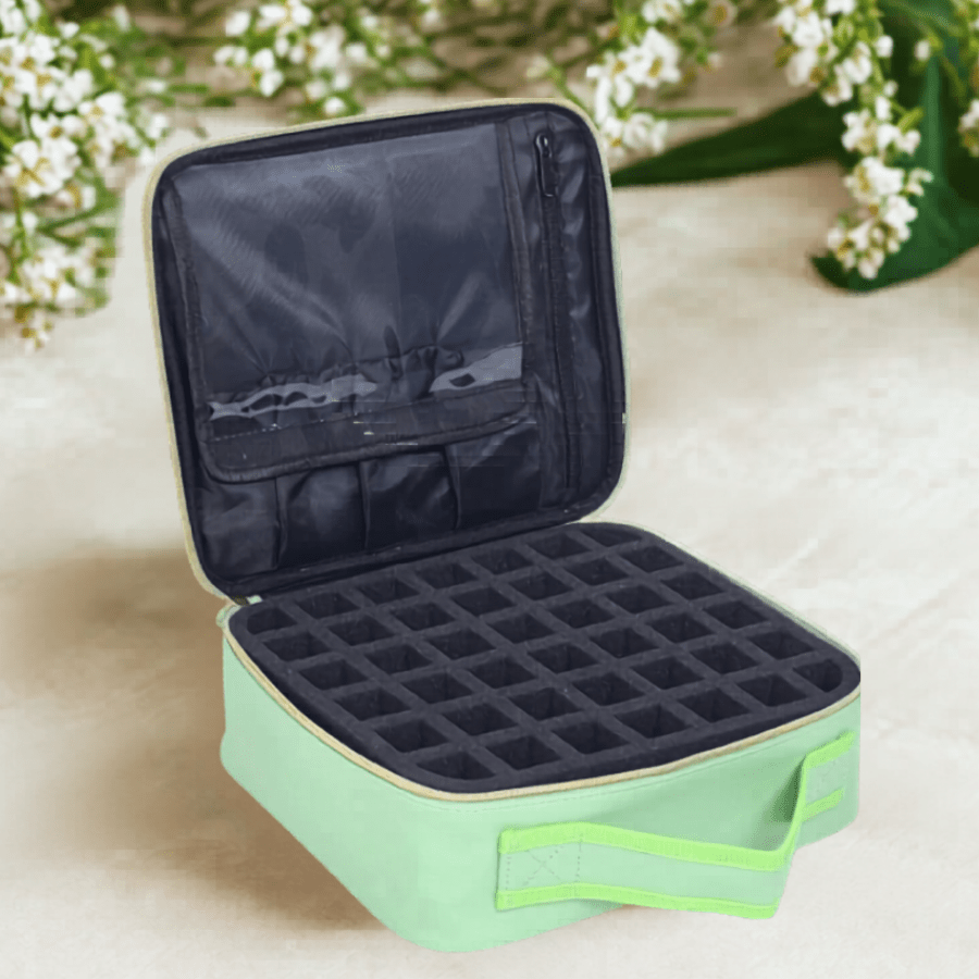 Trousse Rangement Vernis à Ongles | 42 Flacons - La trousse Beauté