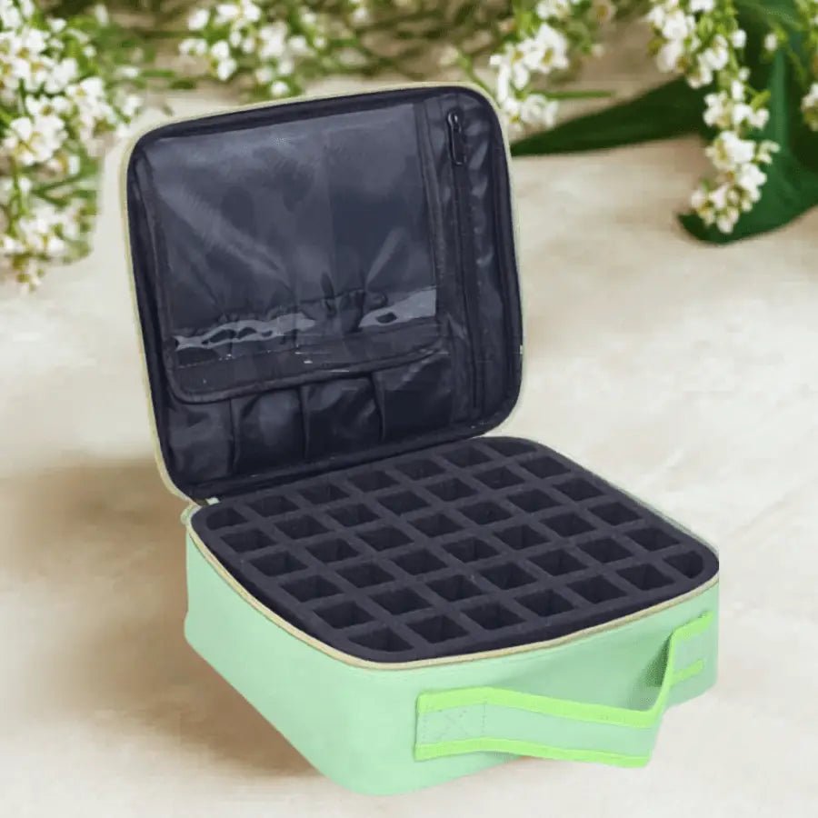 Trousse Rangement Vernis à Ongles | 42 Flacons - La trousse Beauté