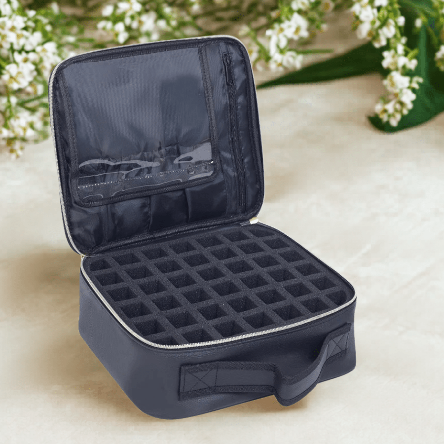 Trousse Rangement Vernis à Ongles | 42 Flacons - La trousse Beauté