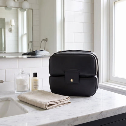 trousse de toilette femme tendance noir