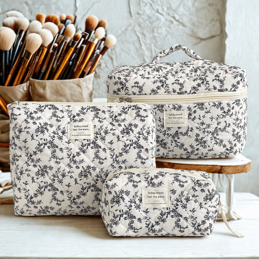 Trousses de maquillage trois grandeur de trousses 