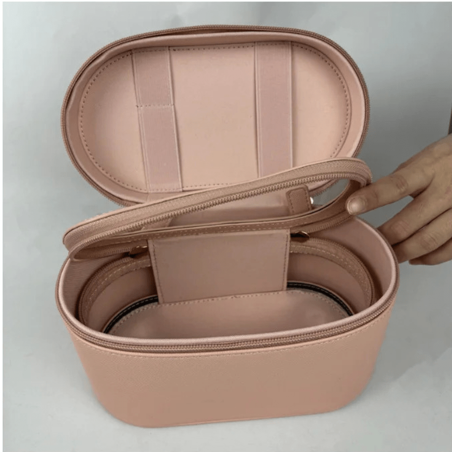 trousses de toilette double format empilable