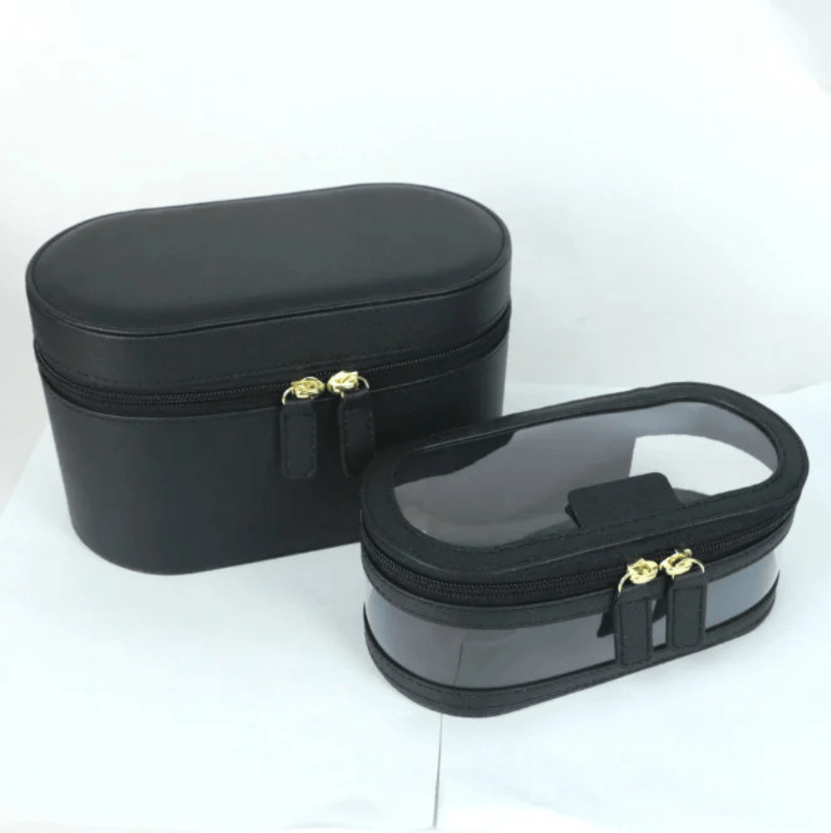 trousses de toilette voyage format deux grandeur noir