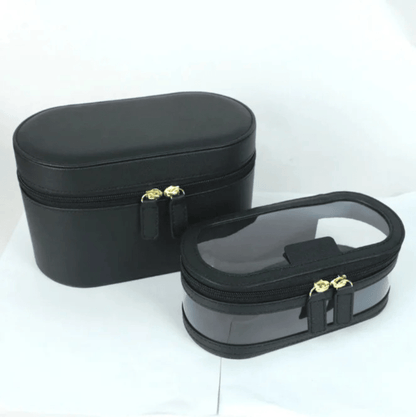 trousses de toilette voyage format deux grandeur noir