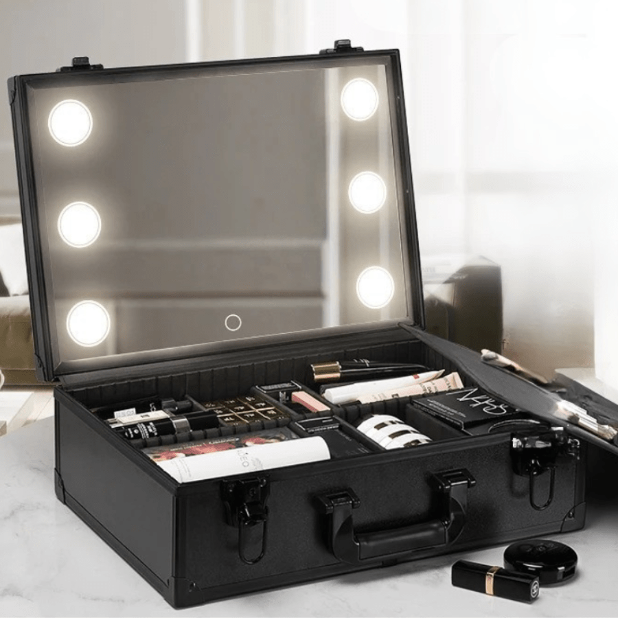 Valise Maquillage | Miroir Lumineux - La trousse Beauté