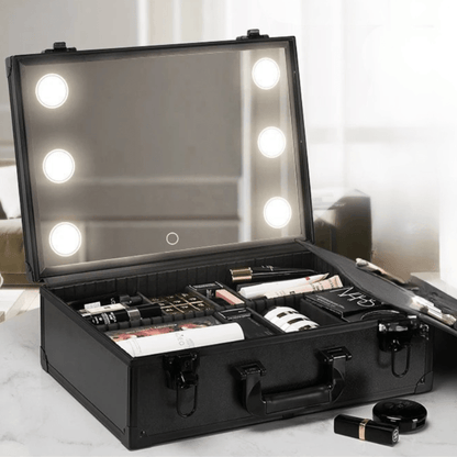 Valise Maquillage | Miroir Lumineux - La trousse Beauté