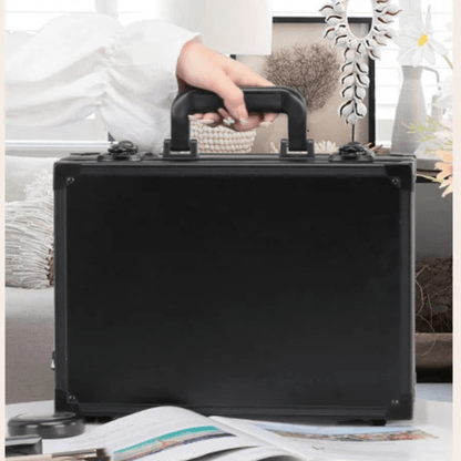 Valise maquillage avec poignée robuste et solide