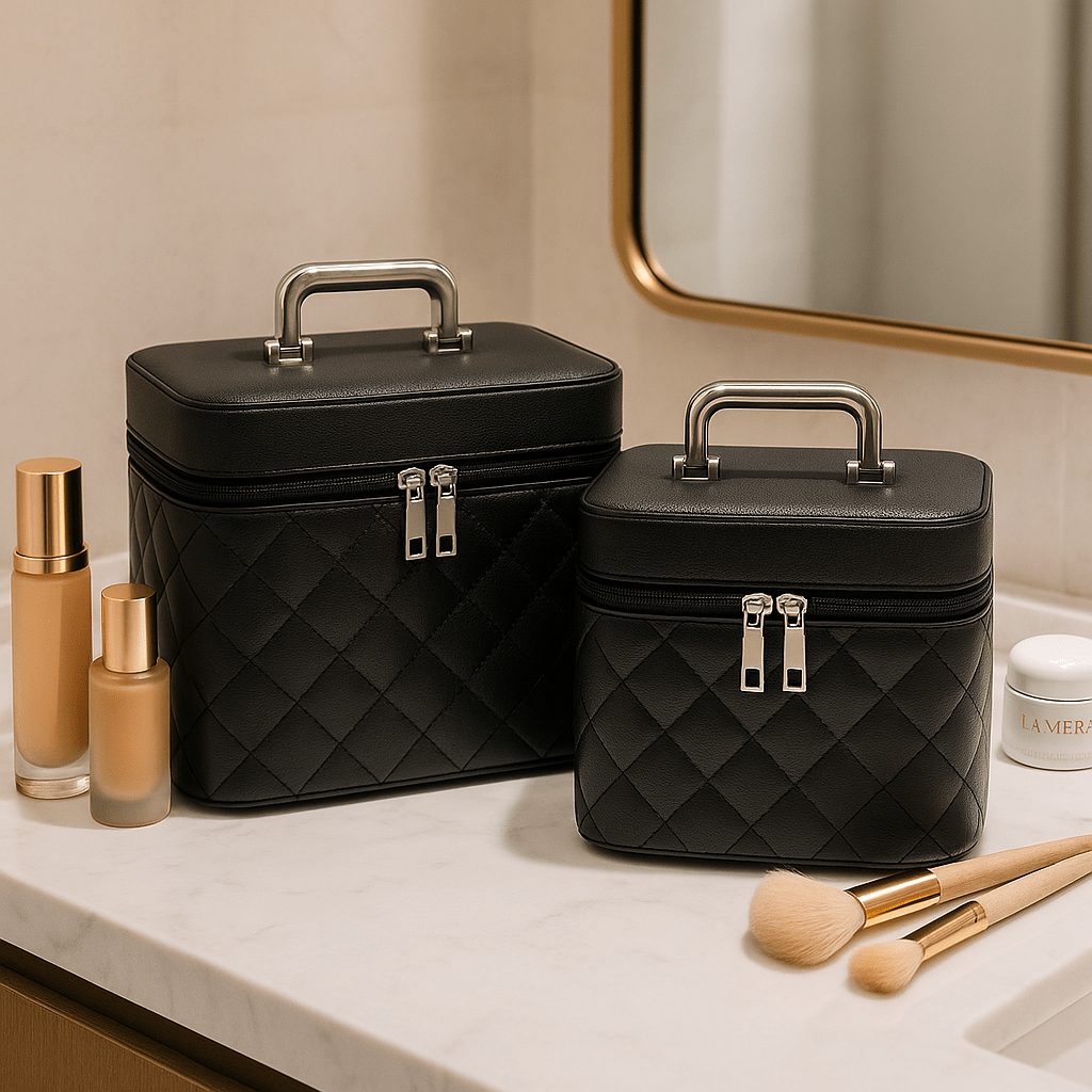Valise maquillage professionnel noir petite et grande