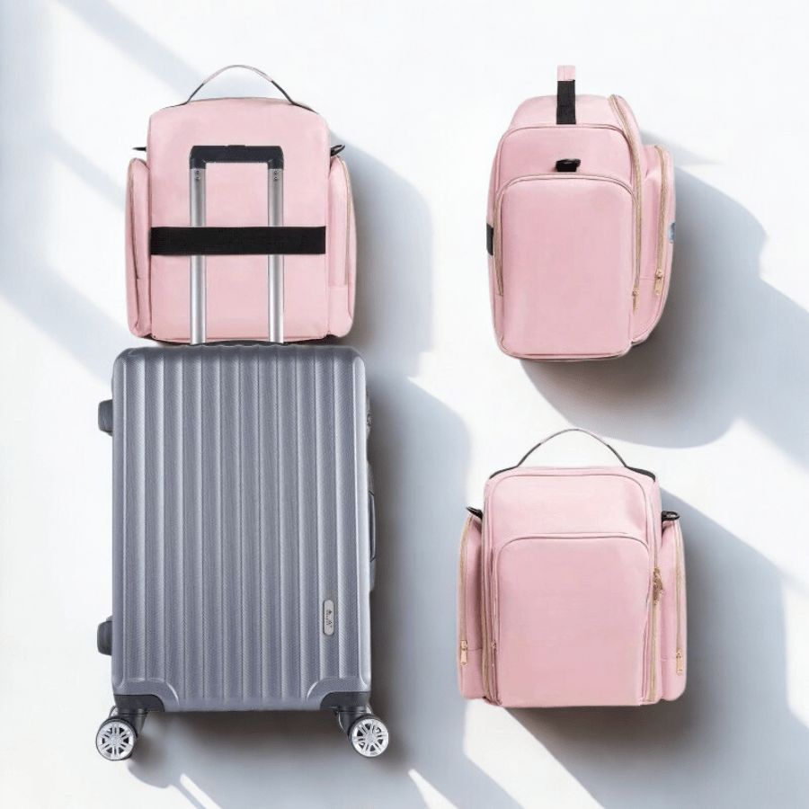 Valise maquillage professionnel pour voyager avec poignée sangle bandoulière