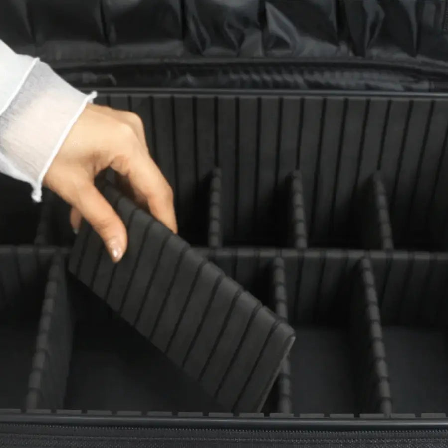valise maquillage séparateur réglable