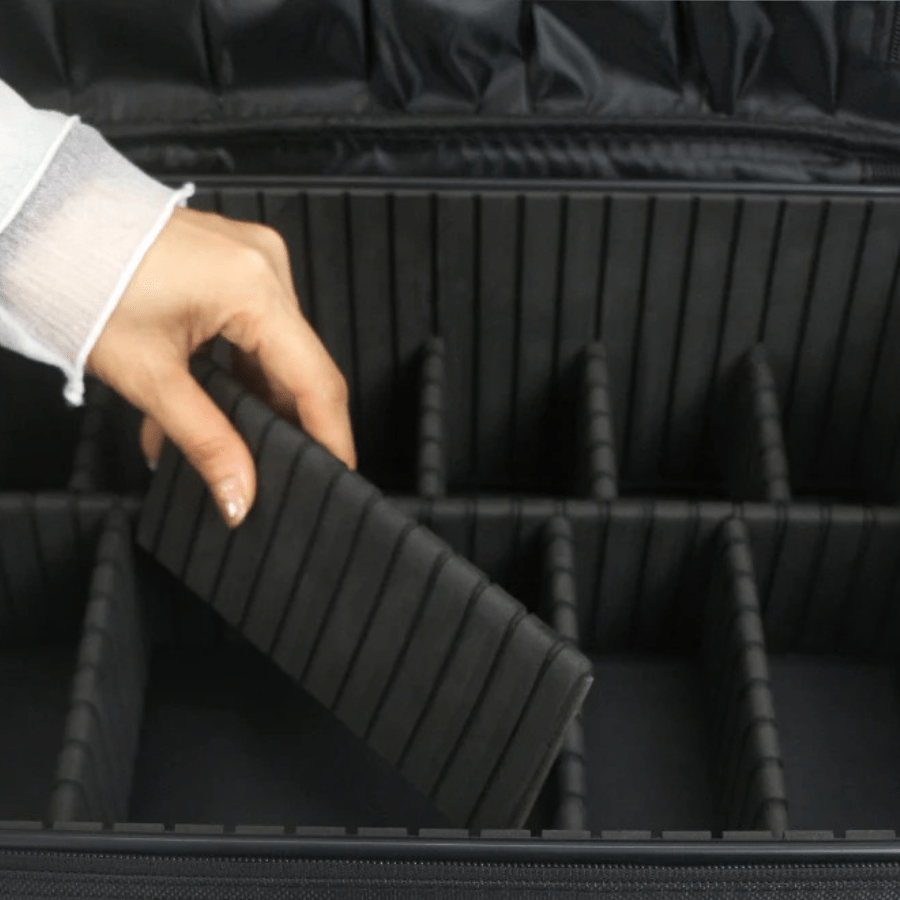 valise maquillage séparateur réglable